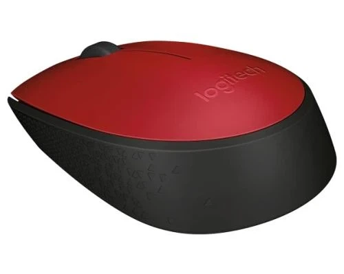 Миша бездротова Logitech M171, Red/Black, USB (2.4 GHz), 1000 dpi, 3 кнопки, 1xAA (910-004641) - изображение 2