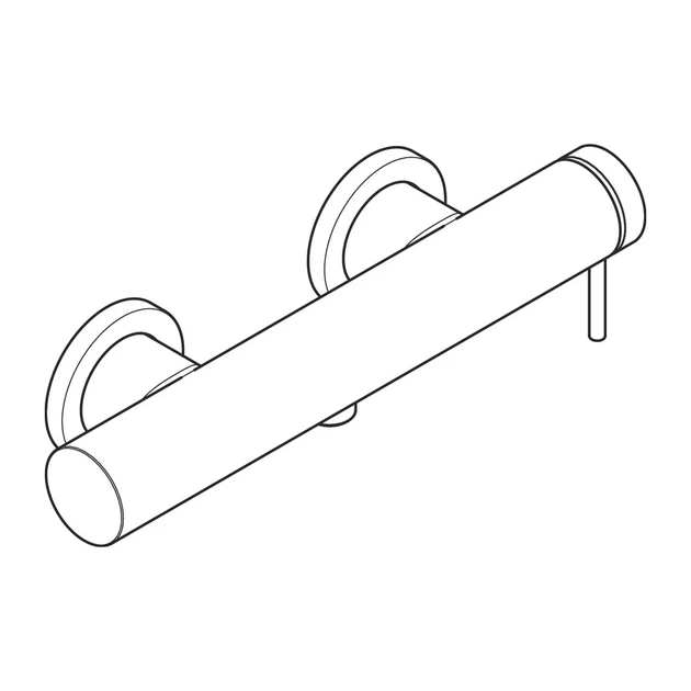 Hansgrohe Tecturis S Змішувач для душу, шліфована бронза (73622140) - Фото 3 Hansgrohe Tecturis S Змішувач для душу, шліфована бронза (73622140) - зображення 3