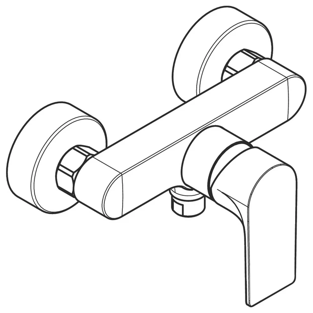 Hansgrohe Rebris E Смеситель для душа, Matt Black (72650670) - изображение 3