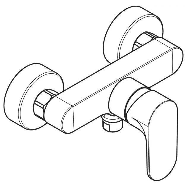 Hansgrohe Rebris Смеситель для душа, Matt Black (72640670) - изображение 3