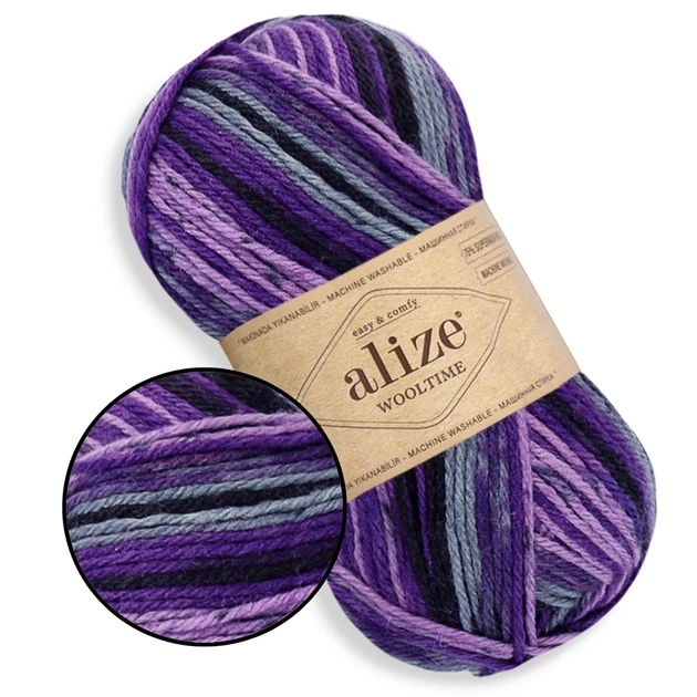 Alize Wooltime, №11013- тепла пряжа для шкарпеток і зимових виробів, Алізе Вултайм, 100 г / 200 м, 75% вовна / 25% поліамід - Фото 1 Alize Wooltime, №11013- тепла пряжа для шкарпеток і зимових виробів, Алізе Вултайм, 100 г / 200 м, 75% вовна / 25% поліамід - зображення 1