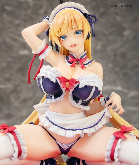 Аніме фігурка NSFW 17 см дівчина в костюмі покоївки PEACH Maid Figure Series - изображение 5