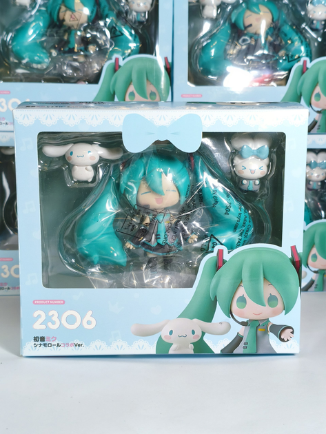 Аніме фігурка Nendoroid 2306 нендороїд 10 см вокалоїд Хатсуне Міку та Сіннаморол, vocaloid Hatsune Miku and Cinnamoroll - Фото 7 Аніме фігурка Nendoroid 2306 нендороїд 10 см вокалоїд Хатсуне Міку та Сіннаморол, vocaloid Hatsune Miku and Cinnamoroll - зображення 7