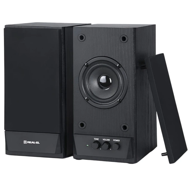 Акустична система REAL-EL S-219 Black (EL121200004) - Фото 2 Акустична система REAL-EL S-219 Black (EL121200004) - зображення 2