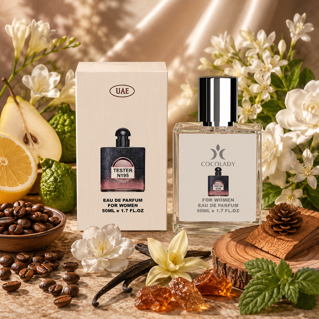 Парфюмерная вода для женщин Cocolady N-195 (версия: Yves Saint Laurent Black Opium Floral Shock), 50 мл - Фото 1 Парфюмерная вода для женщин Cocolady N-195 (версия: Yves Saint Laurent Black Opium Floral Shock), 50 мл - изображение 1