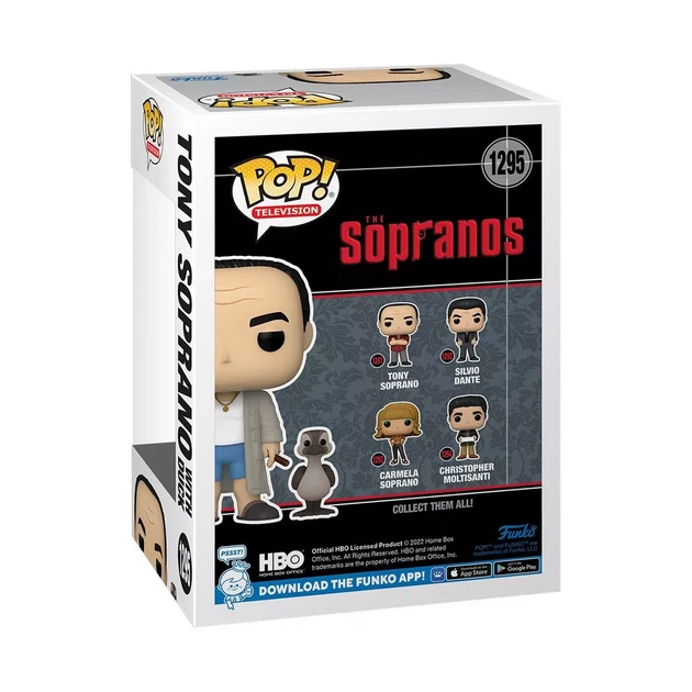 Фігурка Funko Pop The Sopranos — Tony with Duck / Фанко Поп Клан Сопрано Тоні з Качкою 1295 - Фото 5 Фігурка Funko Pop The Sopranos — Tony with Duck / Фанко Поп Клан Сопрано Тоні з Качкою 1295 - зображення 5