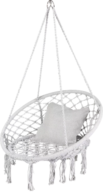 Садова гойдалка Outtec Boho XXL Luna Сіра (O-66237) - Фото 1 Садова гойдалка Outtec Boho XXL Luna Сіра (O-66237) - зображення 1