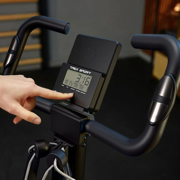 Велотренажер складной Trex Sport TX-390XB TRIBER магнитный черный - изображение 7
