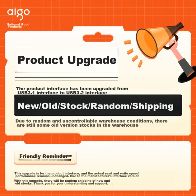 Флеш-накопитель Aigo 128 ГБ USB 3.2 L8302 с защитой от записи, черный, антивирусной защитой и защитой от ошибок. - изображение 9