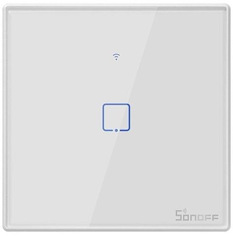 Podwójny inteligentny przełącznik ścienny Sonoff TX Smart Light Touch Switch Wi-Fi RF T2EU1C-TX (6920075742008) - Zdjęcie 1 Podwójny inteligentny przełącznik ścienny Sonoff TX Smart Light Touch Switch Wi-Fi RF T2EU1C-TX (6920075742008) - obraz 1