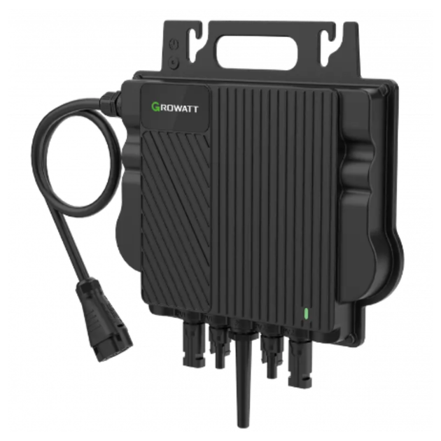 Микроинвертор для солнечных панелей Growatt NEO 1000M-X (LoRa) 1000 Вт 2 MPPT LoRa IP67 Black - изображение 3