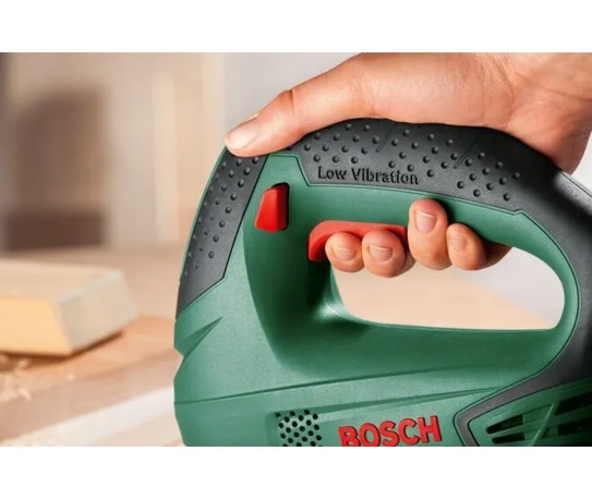Електричний лобзик Bosch PST 650 500 Вт 89 дБ Зелений (06033A0720) - Фото 3 Електричний лобзик Bosch PST 650 500 Вт 89 дБ Зелений (06033A0720) - зображення 3