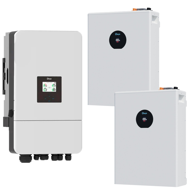 Комплект автономного энергоснабжения Deye SUN-10K-SG05LP3-EU 10 кВт 3-фазный + Deye SE-F5 Pro-C 2 шт LiFePO4 5.12 кВт·ч - изображение 2