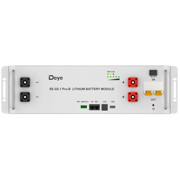 Комплект автономного енергопостачання Deye SUN-10K-SG05LP3-EU 10 кВт 3-фазний + Deye SE-G5.1 Pro-B 2 шт LiFePO4 5.12 кВт·г - Фото 7 Комплект автономного енергопостачання Deye SUN-10K-SG05LP3-EU 10 кВт 3-фазний + Deye SE-G5.1 Pro-B 2 шт LiFePO4 5.12 кВт·г - зображення 7