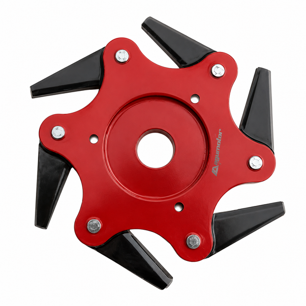 Диск для мотокоси Agrimotor GC-002 255 мм, посадка 25,4 мм, 6 лопатей - изображение 2