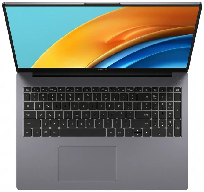 Ноутбук 16" Huawei MateBook D 16 Intel Core i7-12700H RAM 16GB SSD 512GB Win11 Алюмінієвий корпус (UKR) - зображення 2