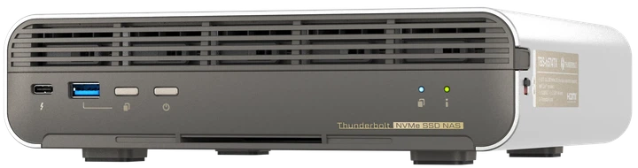 Мережеве сховище QNAP TBS-h574TX-i3-12G / Intel Core i3 / 12GB RAM / 5xE1.S (M.2 NVMe) / 2xThunderbolt 4 / 10GbE / 2.5GbE / HDMI (102155434) - зображення 3