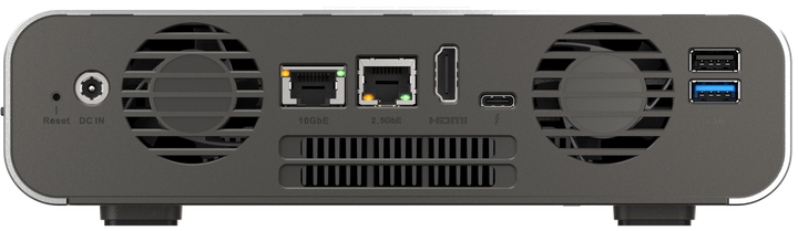 Мережеве сховище QNAP TBS-h574TX-i3-12G / Intel Core i3 / 12GB RAM / 5xE1.S (M.2 NVMe) / 2xThunderbolt 4 / 10GbE / 2.5GbE / HDMI (102155434) - зображення 6