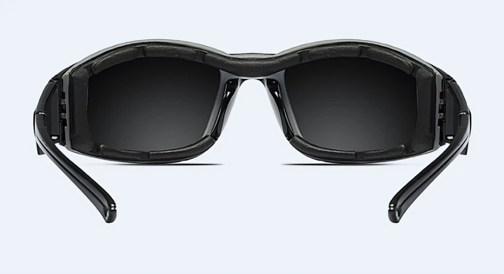 Окуляри спортивні велосипедні захисні незадувані з поляризацією захистом від ультрафіолету (484167-Prob) Чорна оправа чорне скло - Фото 2 Окуляри спортивні велосипедні захисні незадувані з поляризацією захистом від ультрафіолету (484167-Prob) Чорна оправа чорне скло - зображення 2