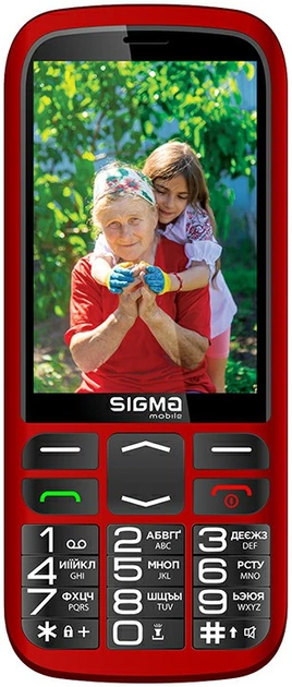 Мобільний телефон Sigma mobile Comfort 50 OPTIMA TYPE-C Red (UA UCRF) - Фото 1 Мобільний телефон Sigma mobile Comfort 50 OPTIMA TYPE-C Red (UA UCRF) - зображення 1
