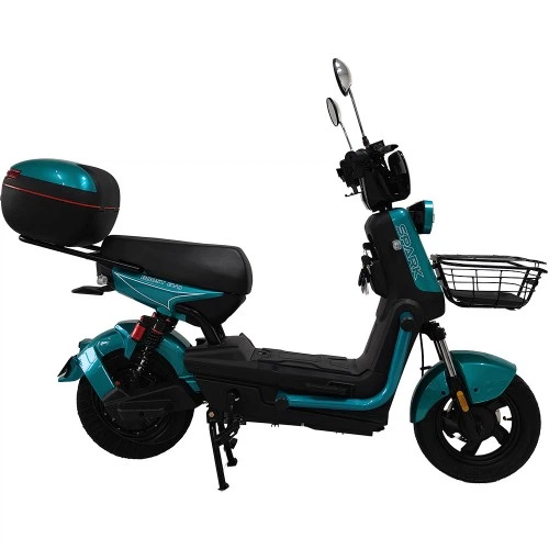 Велосипед с электромотором SPARK BOOST EVO 14" 72V/1200W/20Ah бирюзовый - изображение 3
