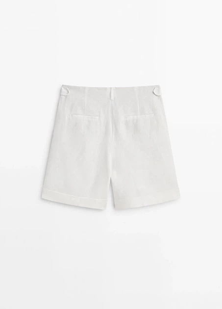 Шорти Massimo Dutti 11835 Білий 34 (1578) - зображення 3