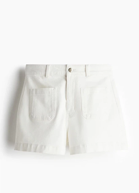 Шорти H&M 11758 Білий 34 (1501) - Фото 3 Шорти H&M 11758 Білий 34 (1501) - изображение 3