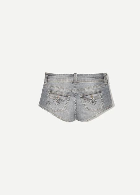 Шорти Bershka 11825 Сірий 34 (1568) - изображение 4