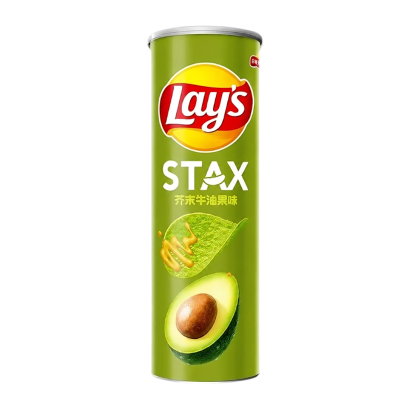 Чипсы Lay's Stax Азиатские со Вкусом Авокадо и Сладкой Горчицы 104g - Фото 1 Чипсы Lay's Stax Азиатские со Вкусом Авокадо и Сладкой Горчицы 104g - изображение 1