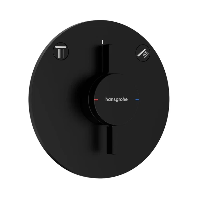 Hansgrohe DuoTurn S Смеситель скрытый, черный матовый (75418670) - Фото 1 Hansgrohe DuoTurn S Смеситель скрытый, черный матовый (75418670) - изображение 1