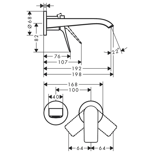 Hansgrohe Vivenis Змішувач для умивальника, чорний (75050670) - зображення 3