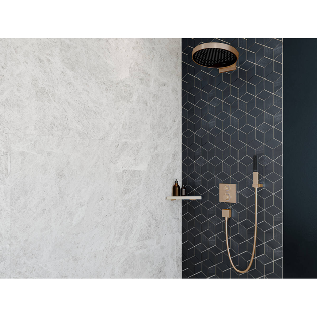 Лейка верхнего душа круглая HANSGROHE RAINFINITY, бронза сатин - Фото 5 Лейка верхнего душа круглая HANSGROHE RAINFINITY, бронза сатин - изображение 5