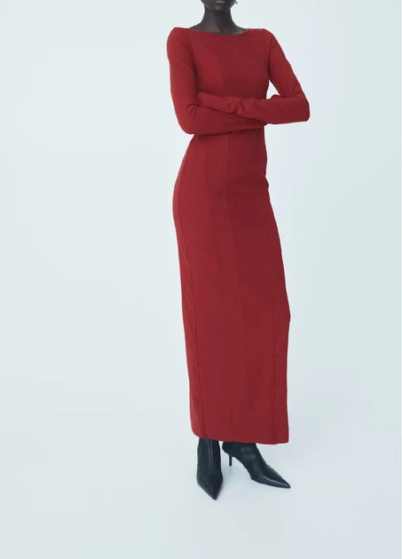 Плаття H&M 16665 Темний червоний XL (1302) - Фото 1 Плаття H&M 16665 Темний червоний XL (1302) - изображение 1