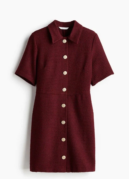 Плаття H&M 16531 Темний червоний XL (1291) - Фото 1 Плаття H&M 16531 Темний червоний XL (1291) - зображення 1