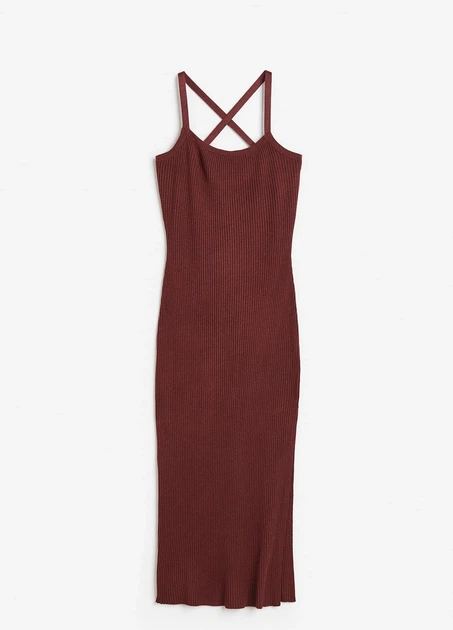 Плаття H&M 15275 Темний коричневий XL (1172) - изображение 3