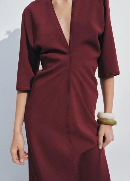 Плаття ZARA 16966 Вишневий XL (2546) - изображение 3