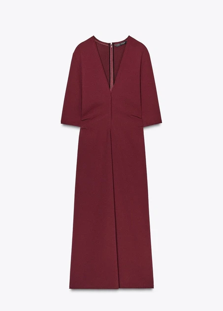 Плаття ZARA 16966 Вишневий XL (2546) - изображение 4
