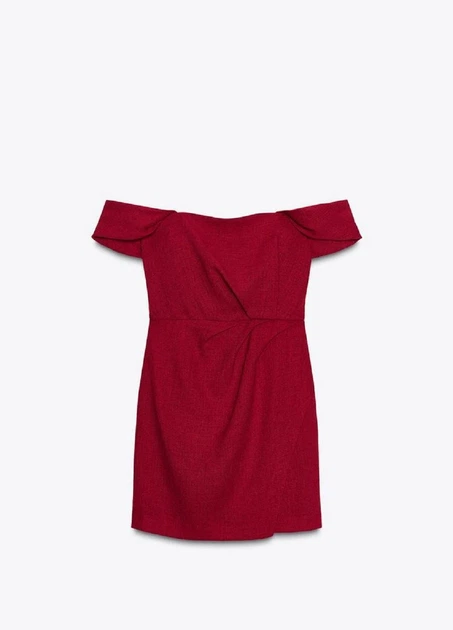 Плаття ZARA 17116 Вишневий XS (8634) - изображение 2