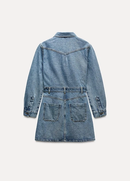 Плаття Zara 16858 Синій L (1879) - Фото 3 Плаття Zara 16858 Синій L (1879) - изображение 3
