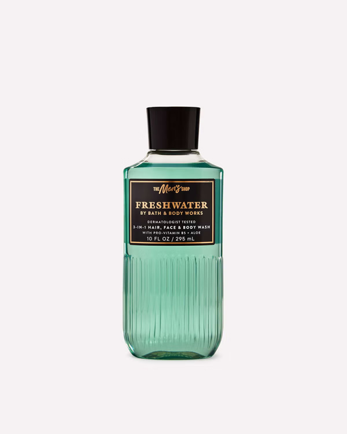 Чоловічий гель для душу Bath & Body Works (667659413812) Freshwater 295 мл - Фото 1 Чоловічий гель для душу Bath & Body Works (667659413812) Freshwater 295 мл - изображение 1