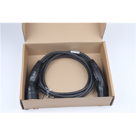Kabel ładujący Evaka EV typu 2 22 kW 32 A 2.5 m Czarny ITGAM3871 (2000001426500) - obraz 5