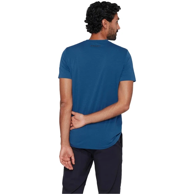 Футболка Mammut Trovat T-Shirt Logo L marine - Фото 4 Футболка Mammut Trovat T-Shirt Logo L marine - изображение 4