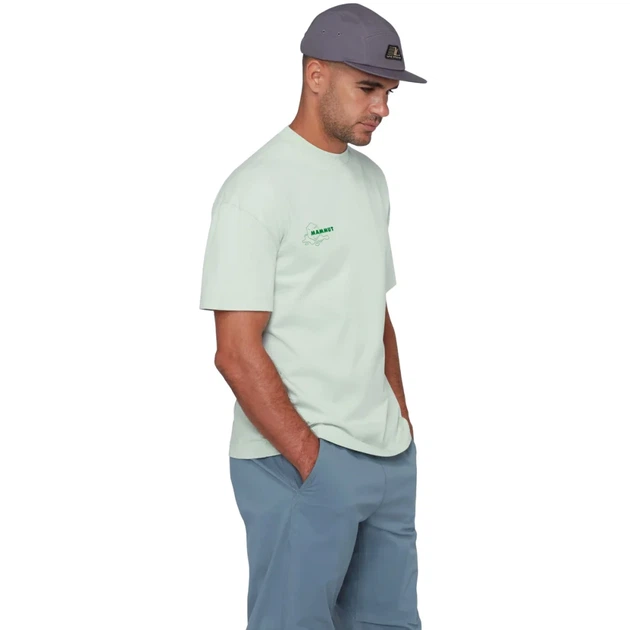 Футболка Mammut BaseRelaxed T-Shirt Glacier XL silversage - изображение 4