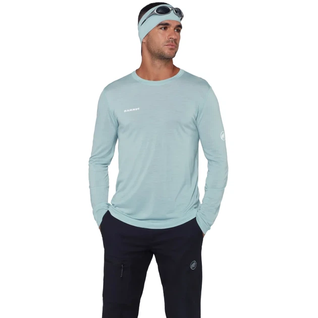 Лонгслів Mammut Tree Wool FL Longsleeve M L nebla - Фото 2 Лонгслів Mammut Tree Wool FL Longsleeve M L nebla - зображення 2