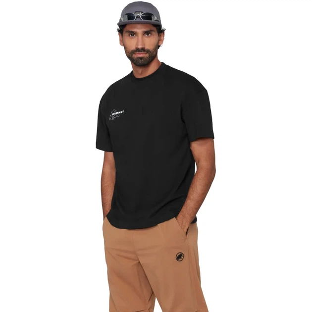 Футболка Mammut BaseRelaxed T-Shirt Glacier L black - Фото 3 Футболка Mammut BaseRelaxed T-Shirt Glacier L black - изображение 3