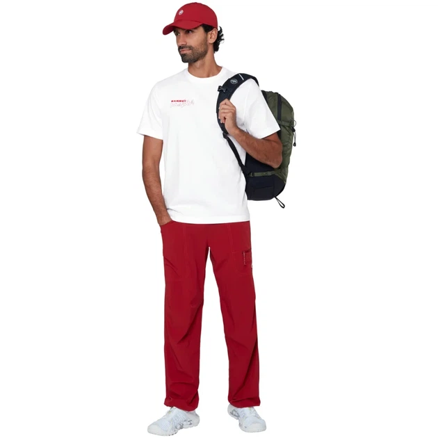 Футболка Mammut Base T-Shirt Men Multi-Pitch L white - изображение 6