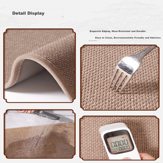 Qiqi Home Bay Window Cushion Window Seam Pad Японський стиль Простий бавовняний лляний охолоджувальний килимок Four Seasons Універсальний нековзний килимок для сидіння на балкон спальні - зображення 7