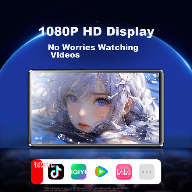 Плеєр MP3/MP4 FAMUE BF61, Wi-Fi, 4+32 ГБ, Android 9.0, Bluetooth-динамік, читання відео/книг - зображення 5