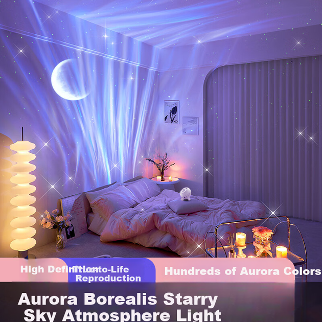 Проєктор Wanhuo Aurora зоряного неба нічний для спальні - зображення 3
