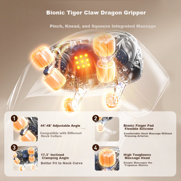 Масажер для шийного відділу хребта SUPOR, масажер для плечей та шиї, масажер для трапецієподібних м'язів, офісний гаджет, подарунок на день народження, подарунок на День святого Валентина, практичний подарунок для дівчини на 20 травня - изображение 4